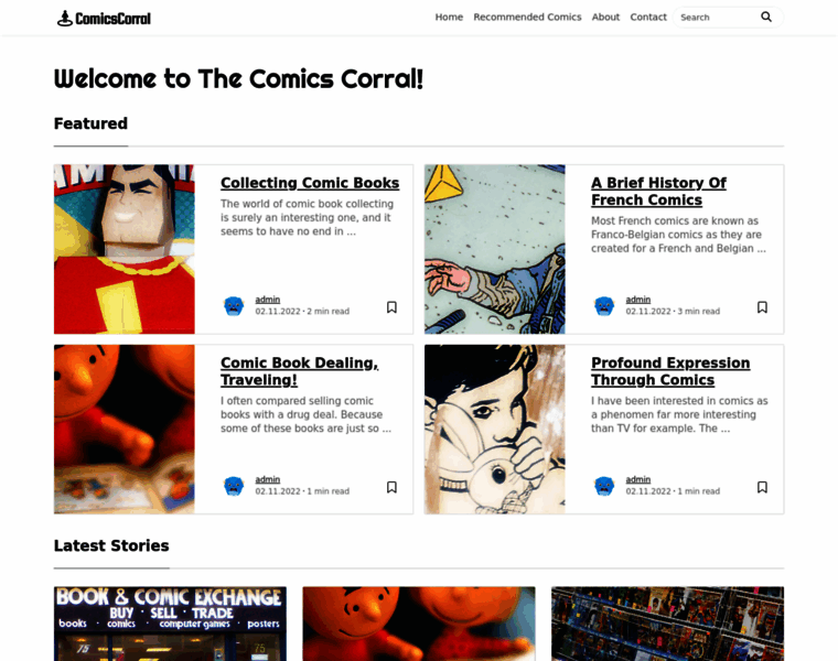 Comicscorral.com thumbnail