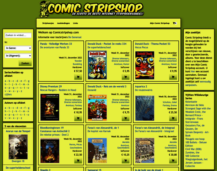 Comicstripshop.com thumbnail
