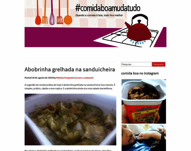Comidaboamudatudo.com thumbnail
