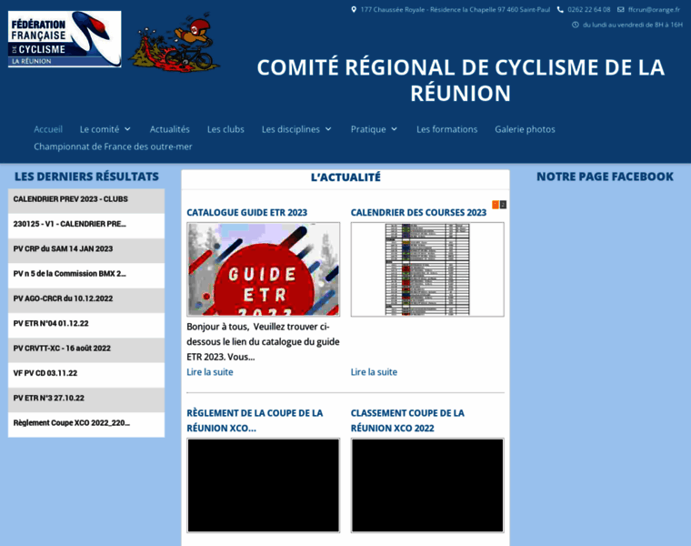 Comitecyclismereunion.re thumbnail