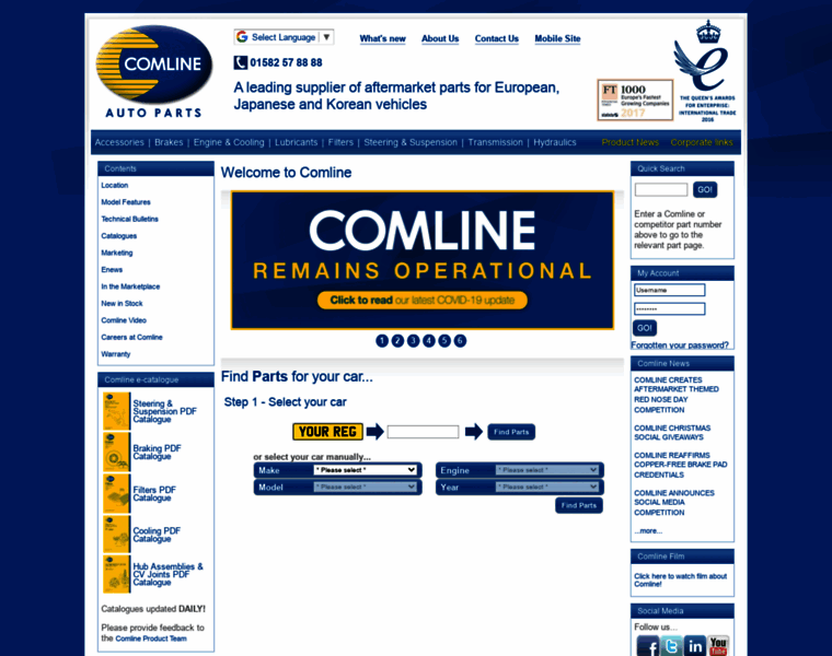 Comline.uk.com thumbnail