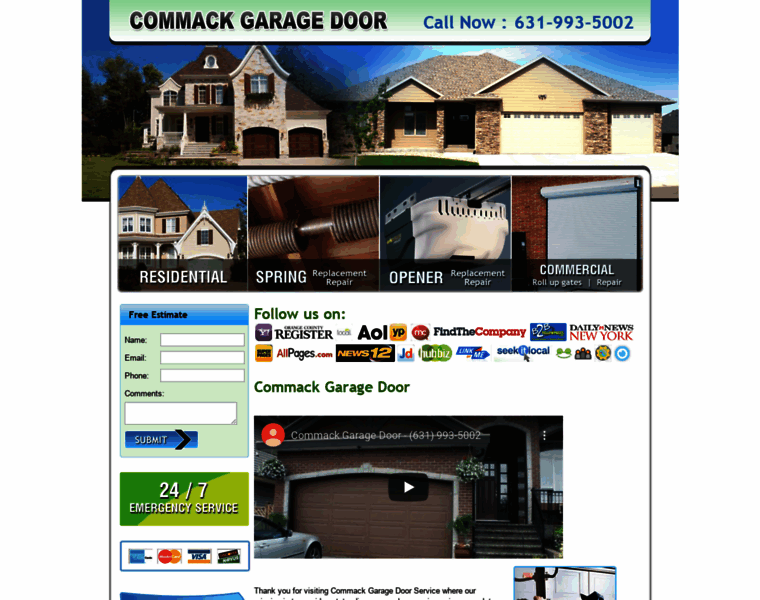 Commackgaragedoor.com thumbnail