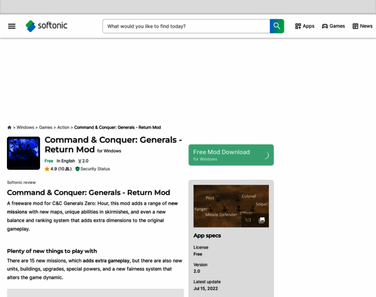 Command-conquer-generals-return-mod.en.softonic.com thumbnail