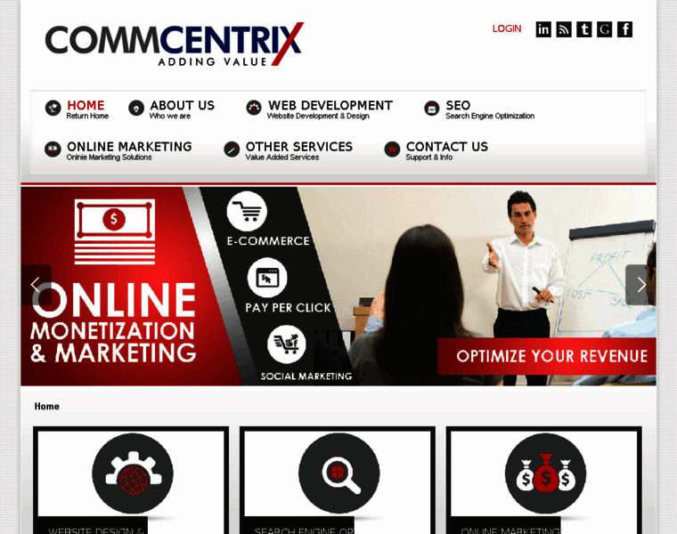 Commcentrix.net thumbnail