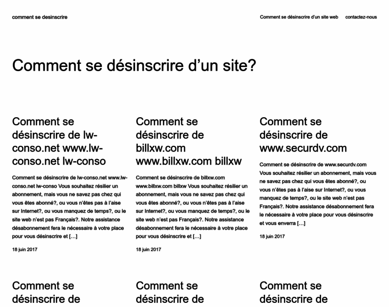 Comment-se-desinscrire.com thumbnail