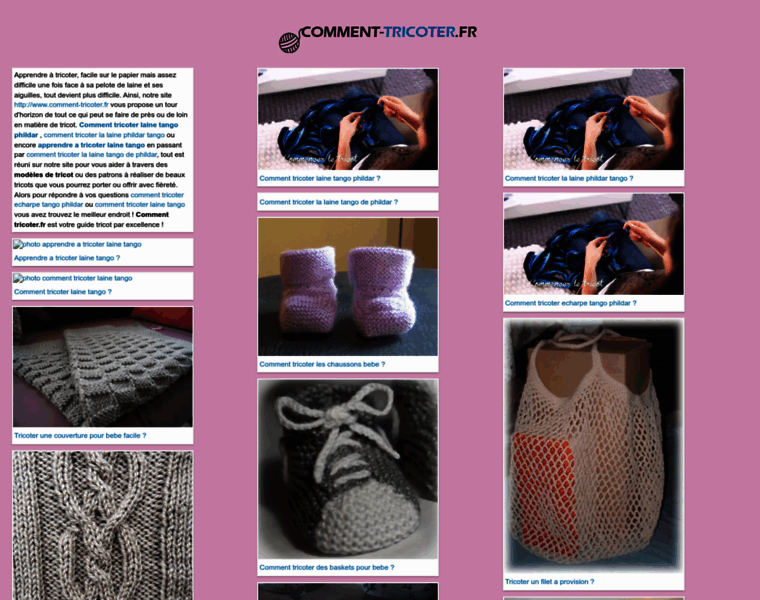 Comment-tricoter.fr thumbnail