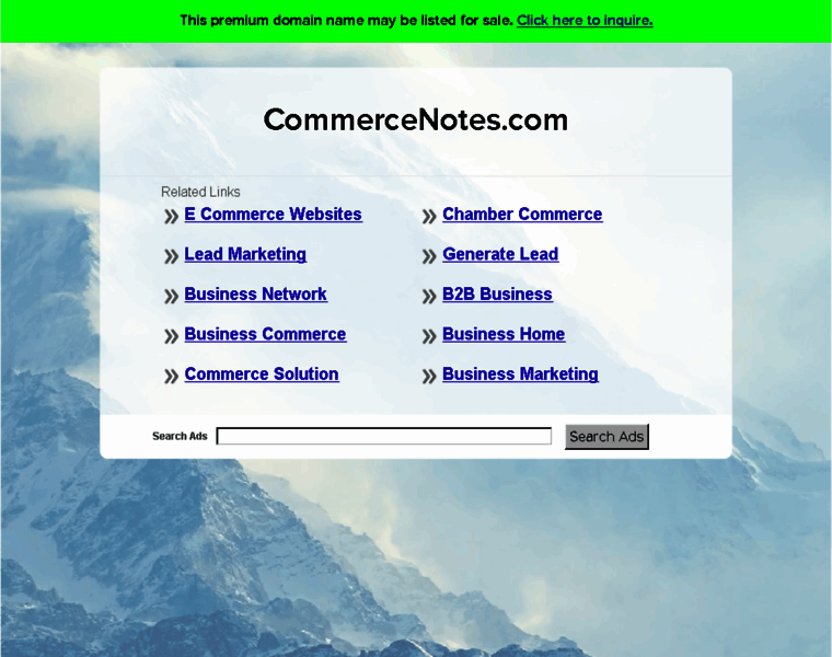 Commercenotes.com thumbnail