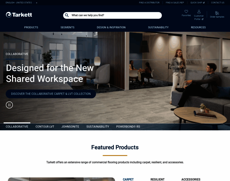 Commercial.tarkett.com thumbnail