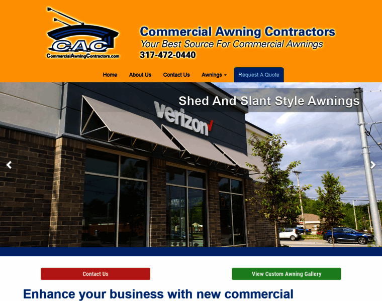 Commercialawningcontractors.com thumbnail