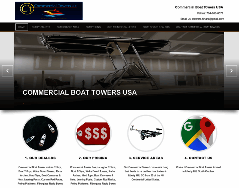 Commercialboattowersusa.com thumbnail