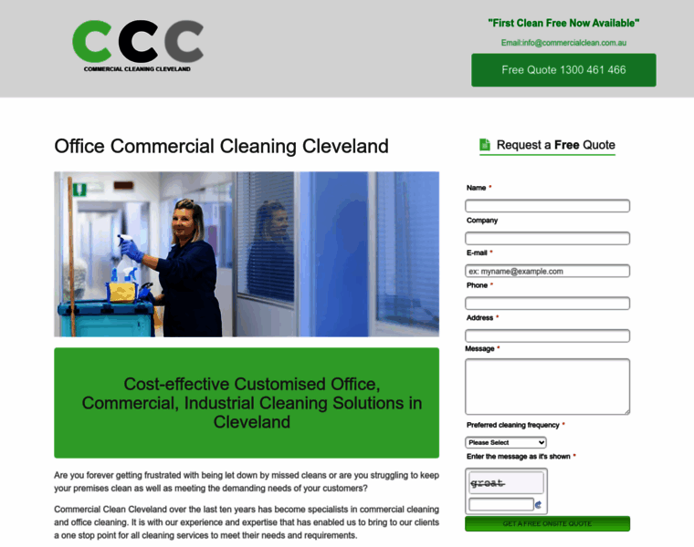 Commercialcleaningcleveland.com.au thumbnail