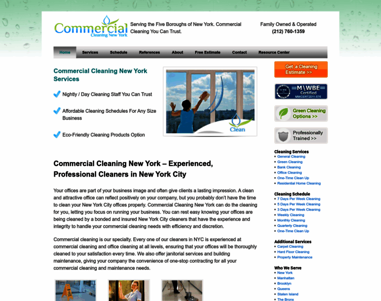 Commercialcleaningnewyork.com thumbnail