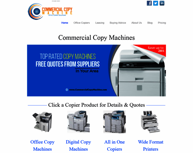 Commercialcopymachine.com thumbnail