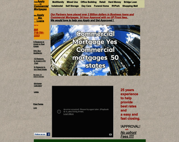 Commercialmortgageyes.com thumbnail