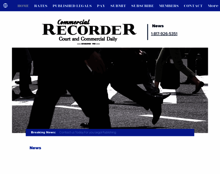 Commercialrecorder.com thumbnail