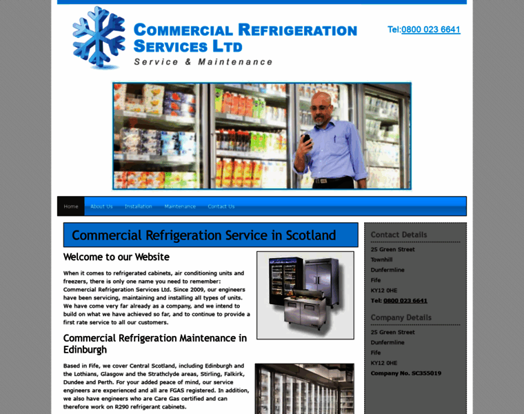 Commercialrefrigerationltd.co.uk thumbnail