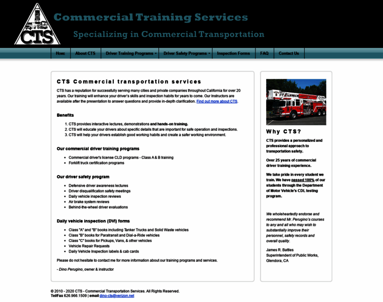 Commercialtrainingservices.com thumbnail