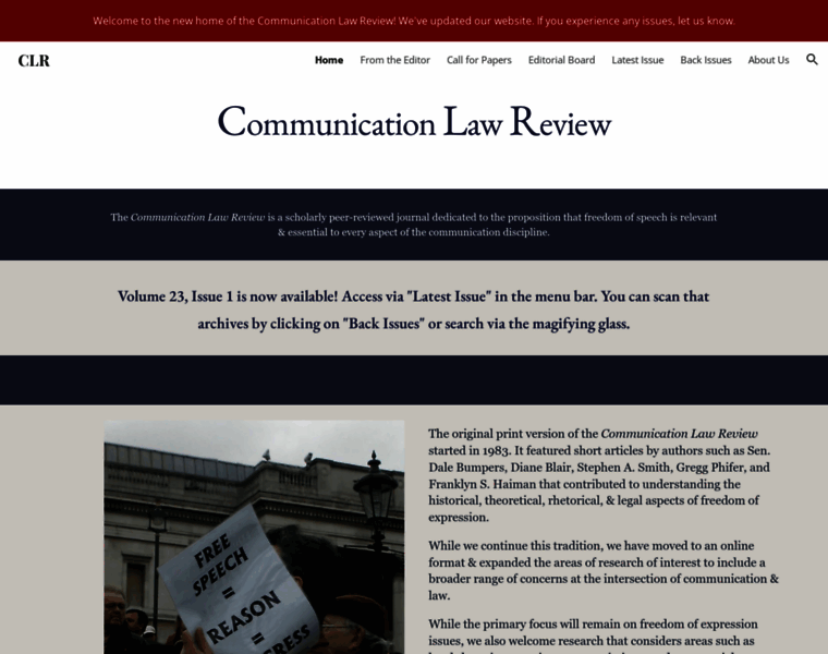 Commlawreview.org thumbnail