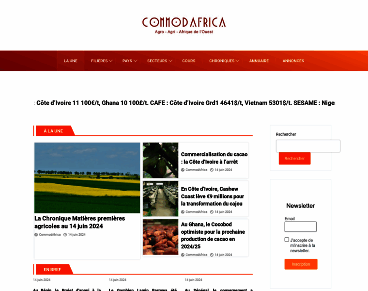 Commodafrica.com thumbnail