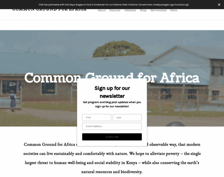 Commongroundforafrica.org thumbnail