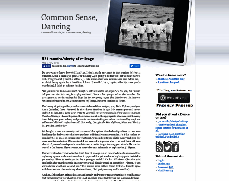 Commonsense-dancing.com thumbnail