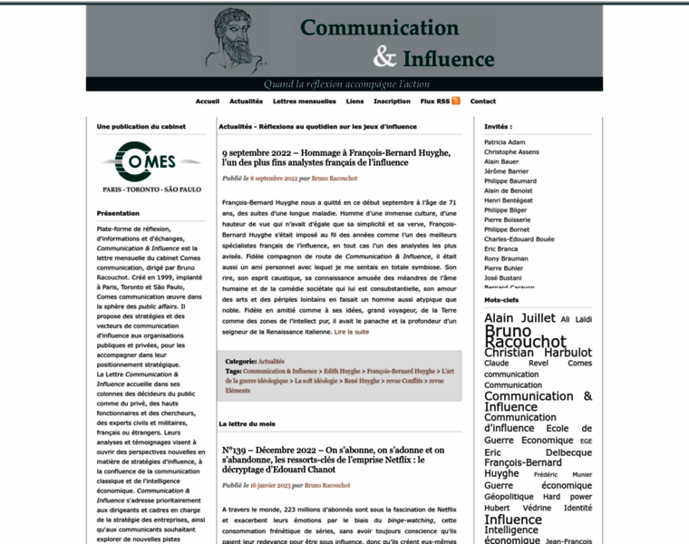 Communicationetinfluence.fr thumbnail