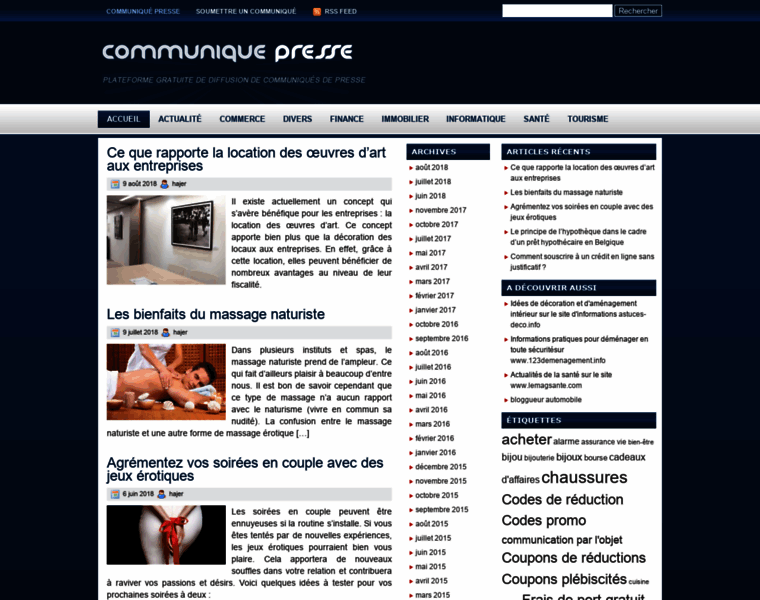 Communique-presse.biz thumbnail