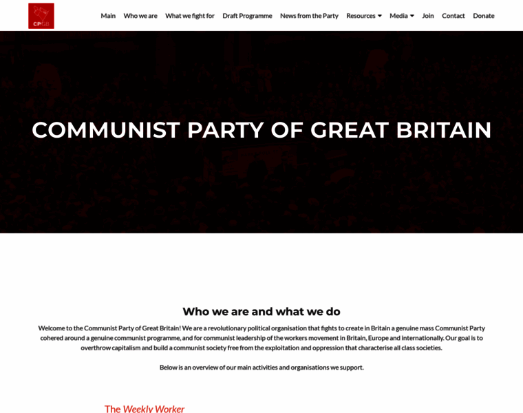 Communistparty.co.uk thumbnail