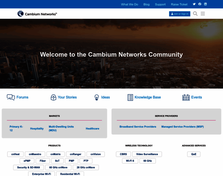 Community.cambiumnetworks.com thumbnail