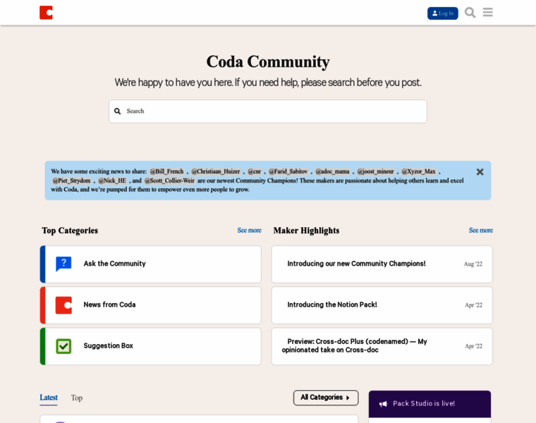 Community.coda.io thumbnail Community.coda.io thumbnail