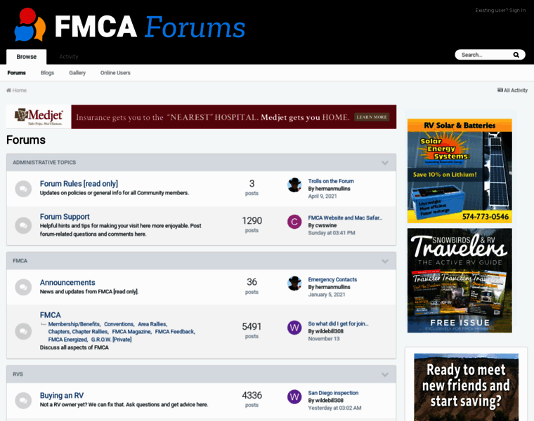 Community.fmca.com thumbnail