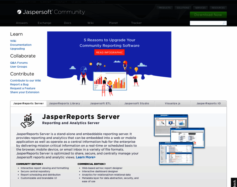 Community.jaspersoft.com thumbnail