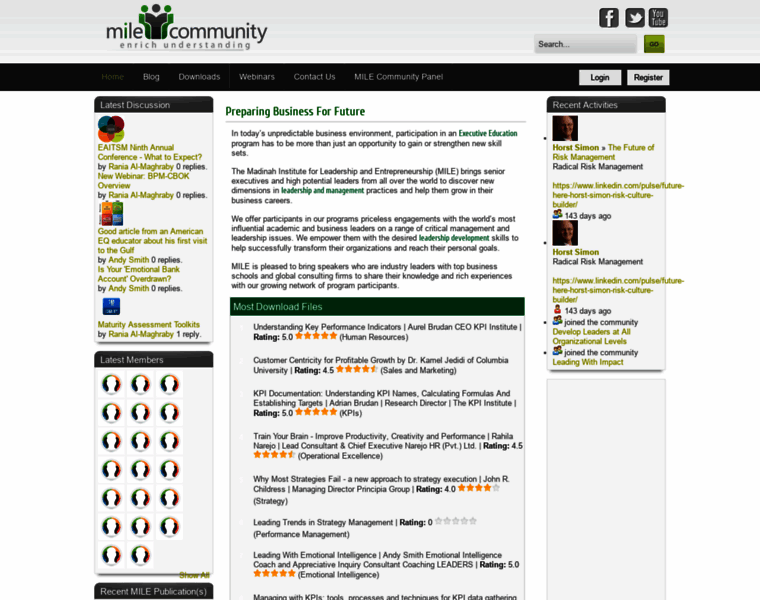 Community.mile.org thumbnail