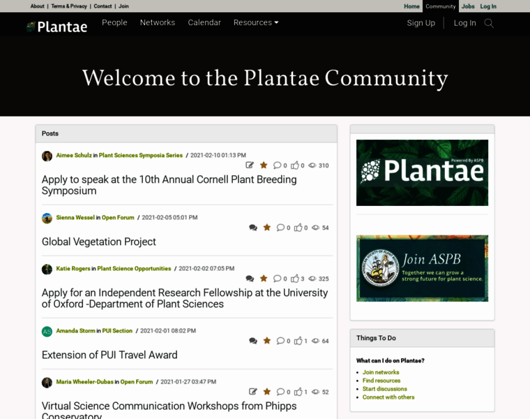 Community.plantae.org thumbnail