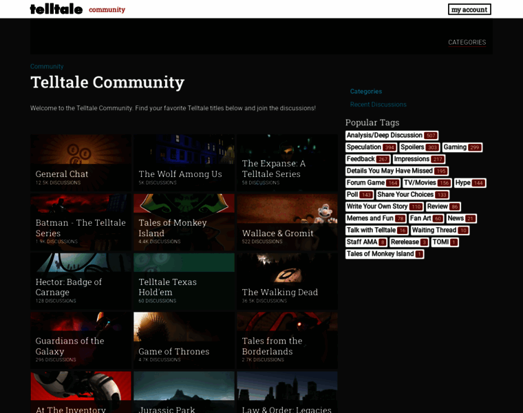 Community.telltale.com thumbnail
