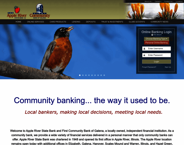Communitybankgalena.com thumbnail
