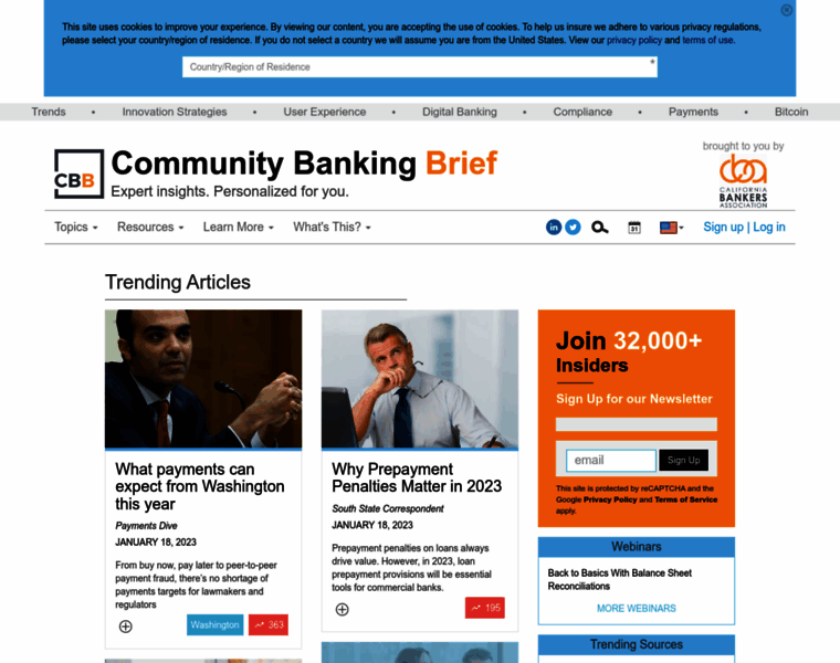 Communitybankingbrief.com thumbnail