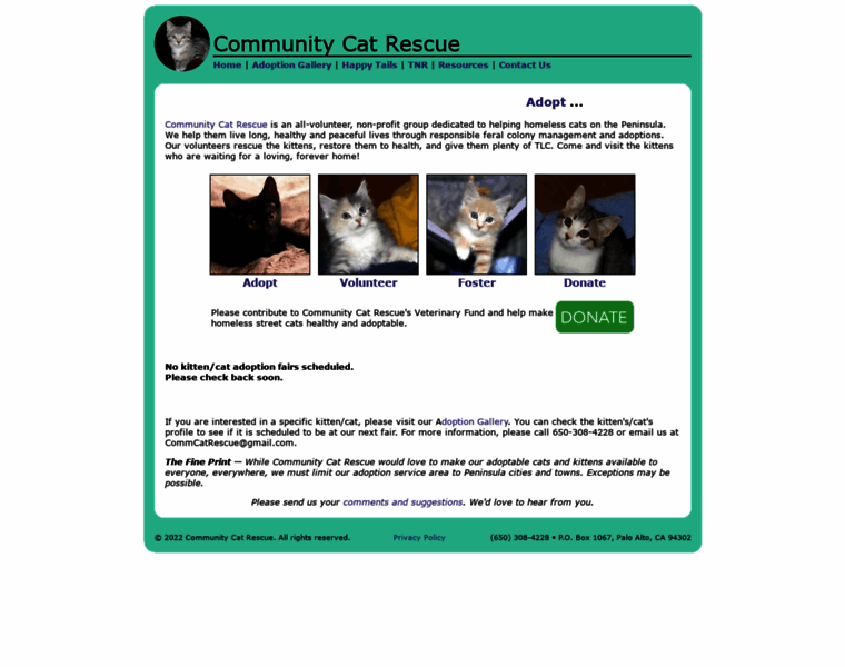Communitycatrescue.org thumbnail