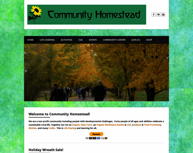 Communityhomestead.org thumbnail