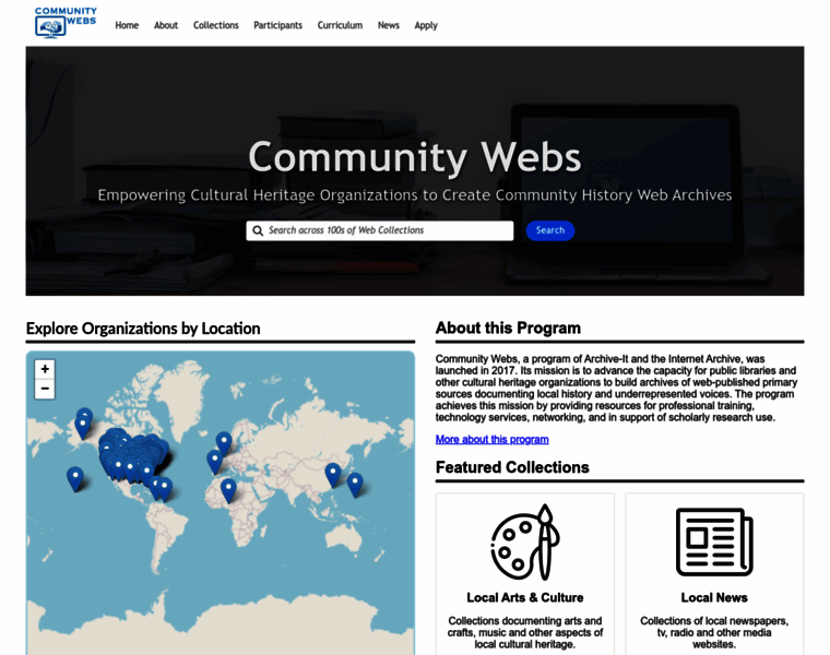 Communitywebs.archive-it.org thumbnail