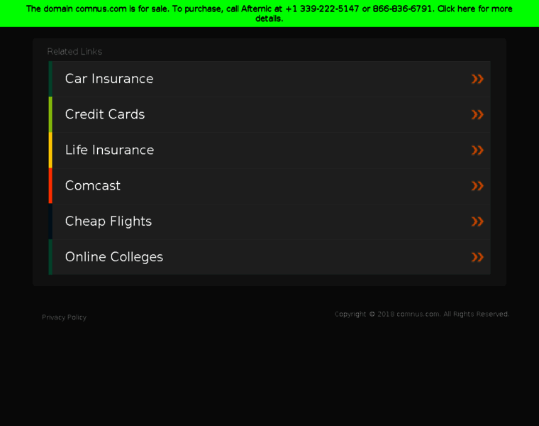 Comnus.com thumbnail