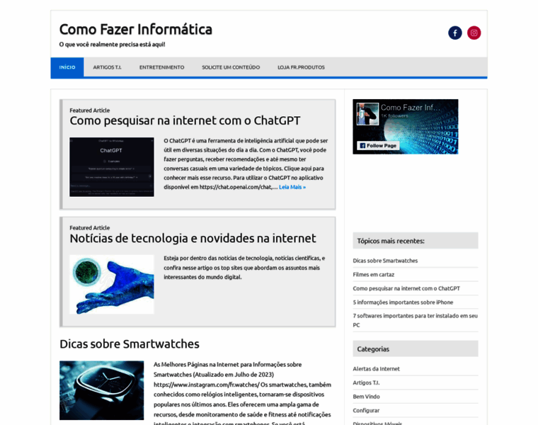 Comofazerinformatica.com.br thumbnail