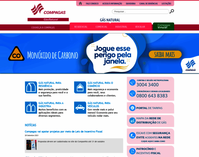 Compagas.com.br thumbnail