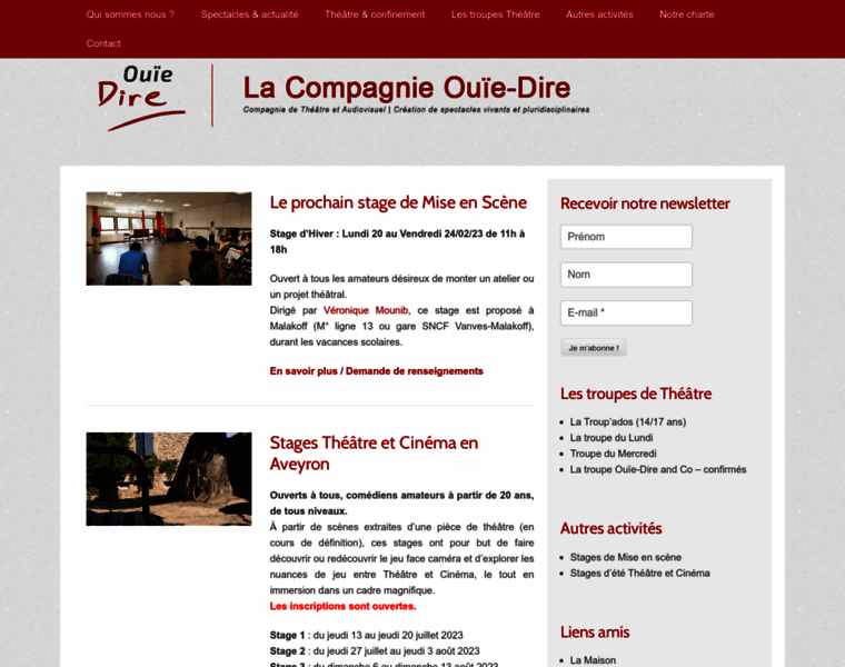 Compagnieouiedire.fr thumbnail