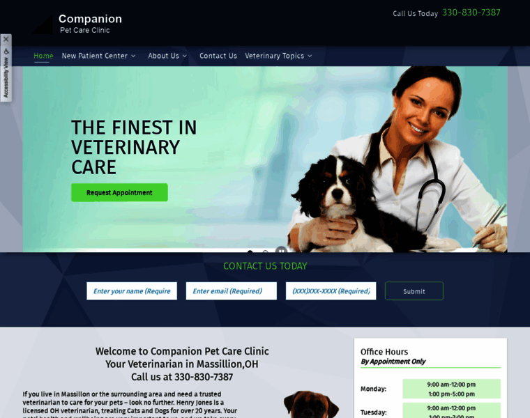 Companionpetcareclinic.com thumbnail