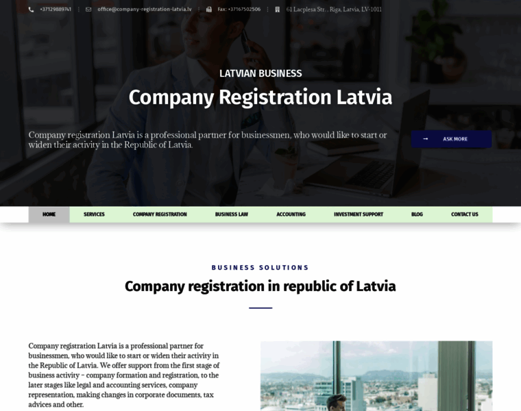 Company-registration-latvia.lv thumbnail