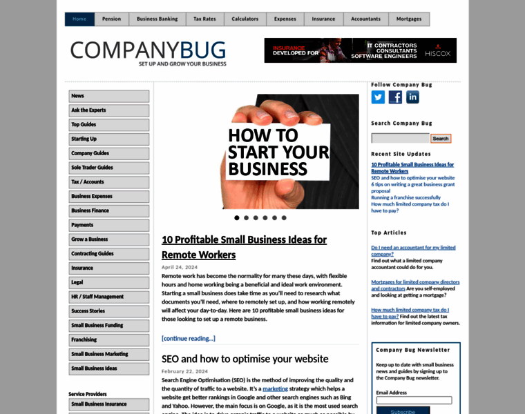 Companybug.com thumbnail