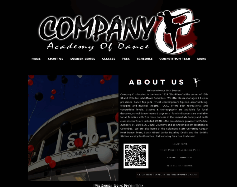 Companycacademyofdance.com thumbnail