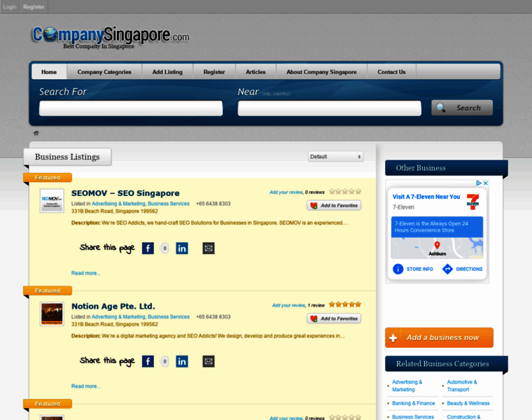 Companysingapore.com thumbnail