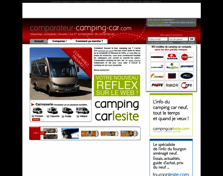 Comparateur-camping-car.com thumbnail